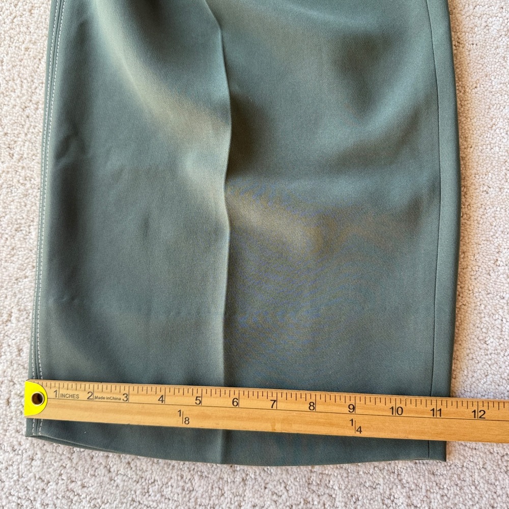 M.M.LaFleur Arlo Breeze Pant Women 16 Dusty Pine Wide Leg Everyday Crepe Cropped - Picture 13 of 16